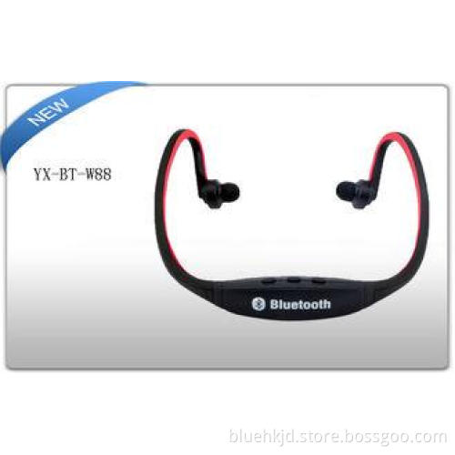 Black Sports Bluetooth 2.1 neck Back Headphones Noise Cance